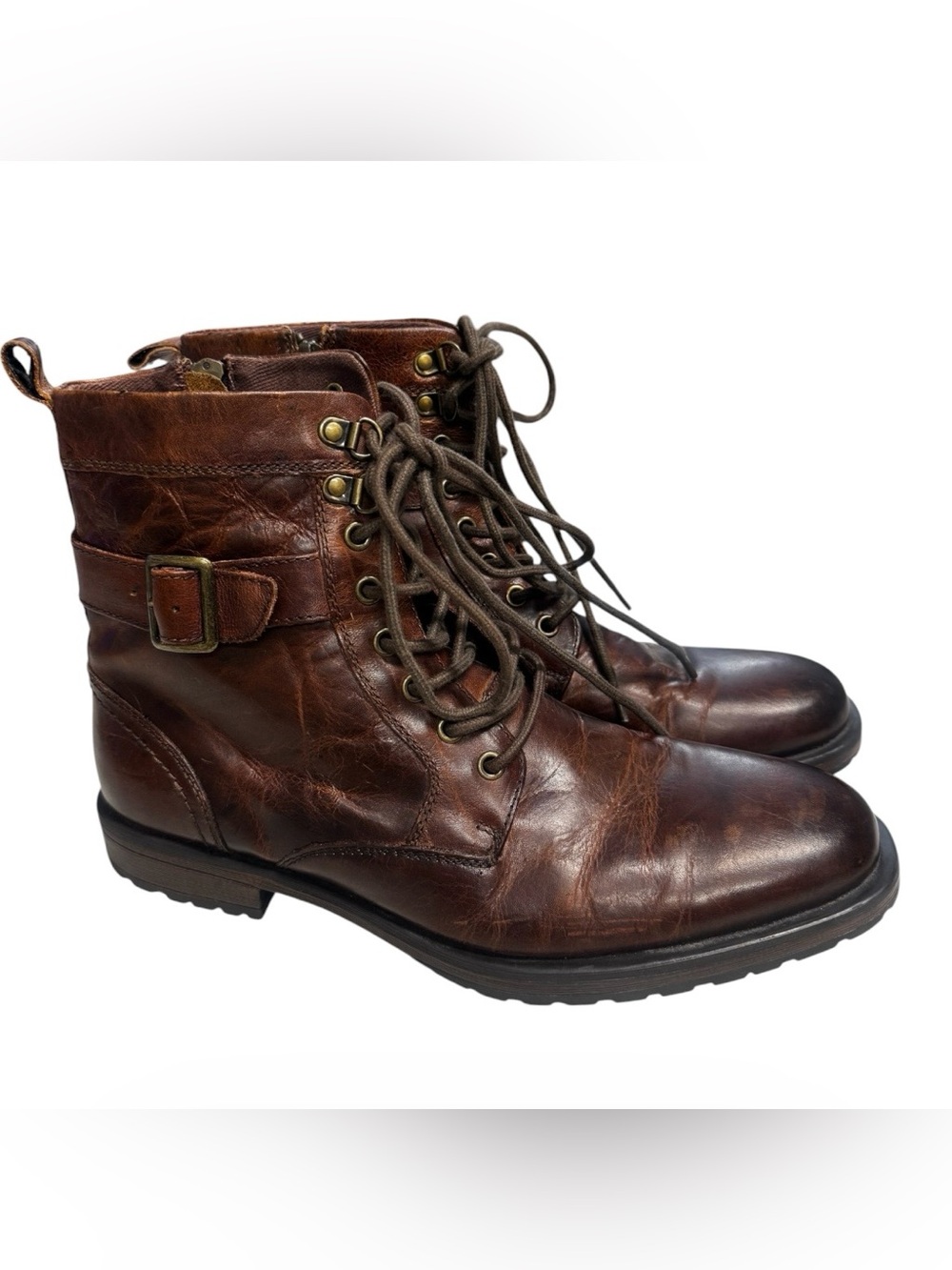 Aston Grey Collection Rockcastle 2 Brown Leather Men’s Boots Size 9.5